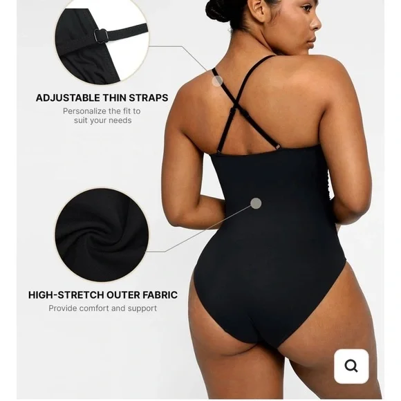 SHAPELLXSmart Sculpt U-Ring Cut Out Shaping Swimsuit